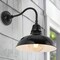 Jonathan Y Aurora 12.25" 1-Light Farmhouse Industrial Iron LED Gooseneck Arm Outdoor Sconce, Black JYL7613B - alternate 4