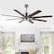 Jonathan Y Octo 66" 1-Light Contemporary Industrial Iron/Plastic Mobile-App/Remote-Controlled 6-Speed Ceiling F JYL9712C - alternate 9
