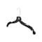 Nahanco 17in Black Plastic Middle Heavy Weight Shirt Hanger, 100PK 2505 - alternate 5