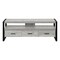 Homeroots 59in Black and Gray Cabinet Enclosed Storage TV Stand 332967 - alternate 7