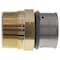 Viega PureFlow Press adapter P 1.5 MPT 1.5 bronze 90581 - alternate 2