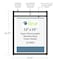 C-Line Products 12" x 15" Black Stitched Shop Ticket Holders, 25/BX 46125 - alternate 3