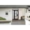 Vdomdoors Front Exterior Prehung FiberGlass Door Clear Glass See-through / Manux 8555 Matte Black Clear Glass MANUX8555EXD-BLK-W36 x H80-LH - alternate 2