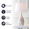 Jonathan Y Verna 26.5" Seashell LED Table Lamp, Ivory/Beige JYL1054A - alternate 5
