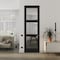 Sartodoors Hidden Door, Lucia 2555 Matte Black Concealed Metal Frame 24 x 84 Left Inswing LUCIA2555MF-BLK-24x84-LH-I - alternate 2
