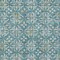 Homeroots 10' X 14' Teal Blue Gray And Gold Floral Washable Indoor Outdoor Area Rug 595996 - alternate 5