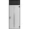 Vdomdoors Aluminum Door with Hidden Handle Hiddex 0155 Natural Noir Entry Steel Metal Modern Painted W36xH80+ HIDDEX0155EXD-NOIR-W36xH80+16-LH-I - alternate 2