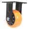 Vestil Polyurethane Rigid Caster 4 In. Diameter x 2 In. Width 594 Lb. Capacity Orange/Black CST-BN-4X2PUP-R - alternate 6