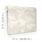 York Wallcoverings Lunaria Silhouette Light Taupe and White Wallpaper Sample BL1805SAM - alternate 5