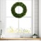 Pure Garden Faux Foxtail Fern Wreath, Artificial Wreath for the Front Door, Home Decor, UV Resistant 20 Inches 50-111BG - alternate 4