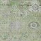 Homeroots 9' X 12' Mint Green And Gray Floral Washable Indoor Outdoor Area Rug 604082 - alternate 6