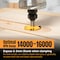 Powertec Slab Flattening Router Bit with 1/2 in. Shank, 2 in. Cutting Diameter, 1/2 in. Cutting Depth 73055N - alternate 6