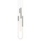 Afx Adel Double LED Pendant, Satin Nickel ADEP0606LAJUDSN - alternate 1