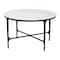 Baxton Studio Akanji Marble Coffee Table, Round 270-14706-ZORO - alternate 1