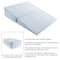 Lavish Home Folding Wedge Pillow Memory Foam Pillow with Bamboo Fiber Cover for Better Sleep, Blue 82-TEX1021 - alternate 6