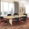 Regency Round Conference Tables, 120 in W, 47 in L, 29 in H, Wood Top, Noble Oak LCTRT12047NO - alternate 8