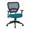 Space Seating 55 Series Professional Black AirGrid Back Managers Chair, Blue 5500-7 - alternate 1
