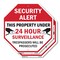 Signmission Security Alert This Property Under, 10 inch X 10 inch, Aluminum Metal Signs, 2PK OC-A-2PACK-10-1 - alternate 1