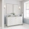 James Martin Vanities Chicago 60 in. Double Vanity, Glossy White, w/ 3 CM Eternal Jasmine Pearl Silestone Top 503-V60D-GW-3EJP - alternate 6