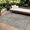 Homeroots 10' X 14' Gray Beige And Black Geometric Washable Indoor Outdoor Area Rug 577564 - alternate 1
