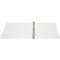 Business Source Ring Binder, White, Clear Sleeve BSN09953CT - alternate 2