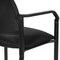 Office Star Products Big and Tall Guest Chair in Icon Black Fabric with soft PU Arms, Sturdy Black Metal Chair 55051B-231 - alternate 6