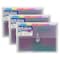 Bazic Products Rainbow 7-Pocket Letter Size Poly Expanding File, 3PK 3164 - alternate 1
