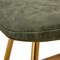 Leisuremod Markley Modern Leather Dining Chair with Gold Legs, Olive Green, 2PK MCG18G2 - alternate 5
