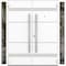 Vdomdoors Aluminum Double Doors Deux 1705 White Enamel 2 Sidelights Entry Modern Painted 100x96 (W14+72+14xH9 DEUX1705DEXD-BEM-W14+72+14xH96-LH-O - alternate 3
