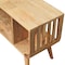 Homeroots 43in Brown Solid Wood Enclosed and Open Storage TV Stand 727854 - alternate 5