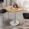 Flash Furniture Bennett 30 in Round Solid Wood Indoor Tabletop in Natural with 18 in Round Dining Height GSF-RD30-NAT-TR18S-GG - alternate 4