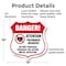 Signmission Pacemaker Wearers Shield Sign Danger! At, 18 Inch X 18 Inch, Plastic Sign SHI-P-18-428 - alternate 3