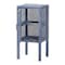 Bali & Pari Vivan Natural Rattan Nightstand, Navy Blue 272-14901-ZORO - alternate 6