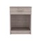 Homeroots 22" Wood One Drawer Nightstand 477920 - alternate 1
