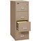 Fireking 4 Drawer, 2 Hr Fire & Impact Rated, Vertical, 32" depth Legal Taupe 4-2157-2TA - alternate 3