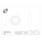 Tritan Radial Ball Bearing, 1641, Dbl Sealed, Contact Seal, 1 in Bore, 2 in OD, 0.562 in Width 3863 2RS PRX - alternate 2