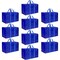 Simple Deluxe HealSmart Large Moving Bags with Zippers and Handles, Blue, 10PK HKBAGXMOVING25BLUX10 - alternate 1