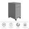 Space Solutions 14.25 in W 3 Drawer Mobile Vertical File Cabinet, Arctic Silver 24429 - alternate 7