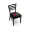 Holland Bar Stool Co BlackLogo Chair, VinylSeat L00418Lville - alternate 1