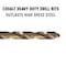 Drill America 3/4" 2MT Cobalt Taper Shank Drill Bit DWDTSCO3/4 - alternate 4