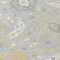 Homeroots 8' X 10' Gray Ivory And Gold Damask Washable Indoor Outdoor Area Rug 599421 - alternate 4
