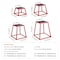 Vevor 12/18/24/30 Inch Plyometric Jump Box Fitness Exercise Plyo Box Step Cross SS-R-12-18-24-30 - alternate 5