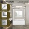 Kingston Brass 60" Acrylic Alcove Right-Hand Drain Tub with Left Sliding Tub Door, White/Polished Chrome KVTAM6032R211 - alternate 3