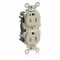 Leviton Straight Blade Receptacle, 5-15R, 15 A, 125V AC, Surface Mount, Self-Grounded M8200-SGI - alternate 1