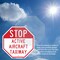 Signmission Stop Active Aircraft Taxiway, 6 Inch X 6 Inch, Plastic Sign OC-P-6-214 - alternate 5