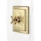 Kingston Brass Single-Handle Pressure Balanced Tub and Shower Faucet, Brushed Brass KB5897AX - alternate 3