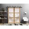 Sartodoors Sliding Closet Frosted Glass Barn Bypass Doors, Lucia 2552 Oak, Sturdy 6.6ft Rails Hardware Set,  LUCIA2552BBB-DUB-4884 - alternate 4