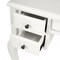 Homeroots 40" White Acacia Wood Writing Desk With Five Drawers 389451 - alternate 7