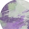 Homeroots 8' Purple Mint Green And Ivory Round Abstract Washable Indoor Outdoor Area Rug 618486 - alternate 6