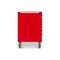 Tekton Rolling Tool Cabinet, 7 Drawer, Red, Steel, 36 in W x 27 in D x 41-1/2 in H OCL33200STM - alternate 7